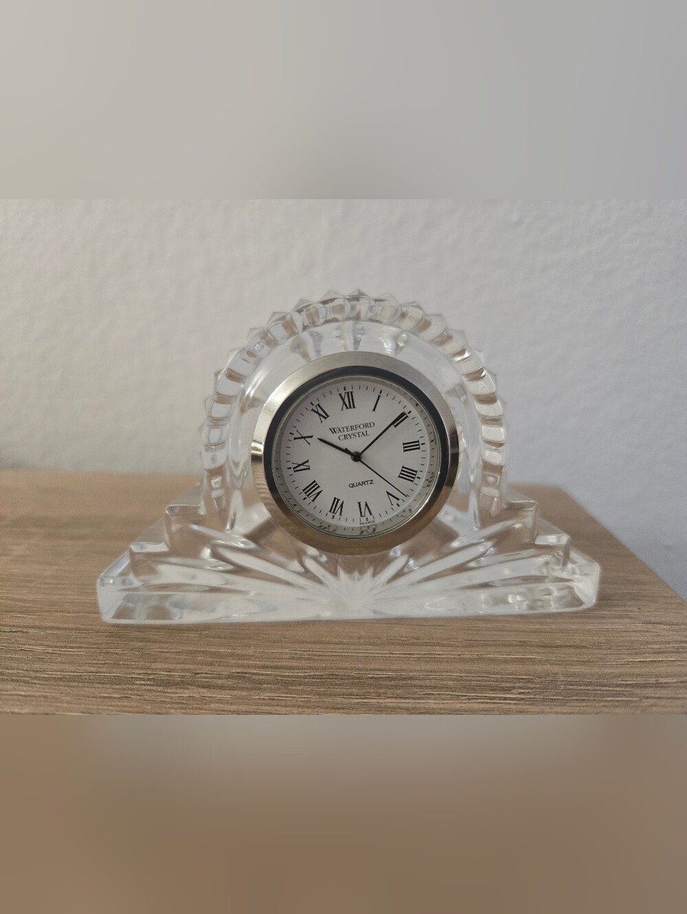 Waterford Crystal Clear Mantel Clock